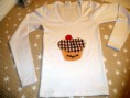 Camiseta pastelito 100% algodón